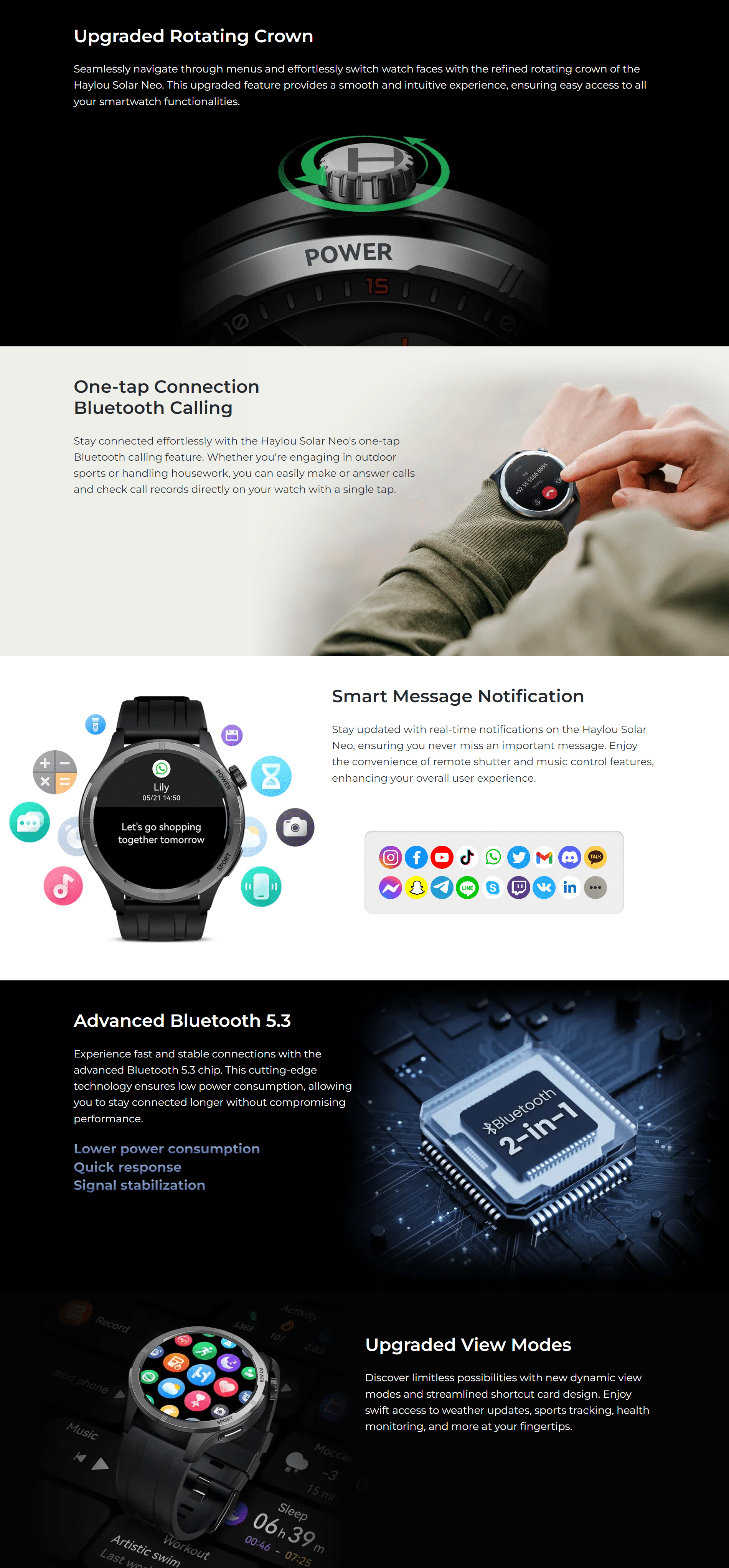 Haylou Solar Neo Calling Smart Watch 7