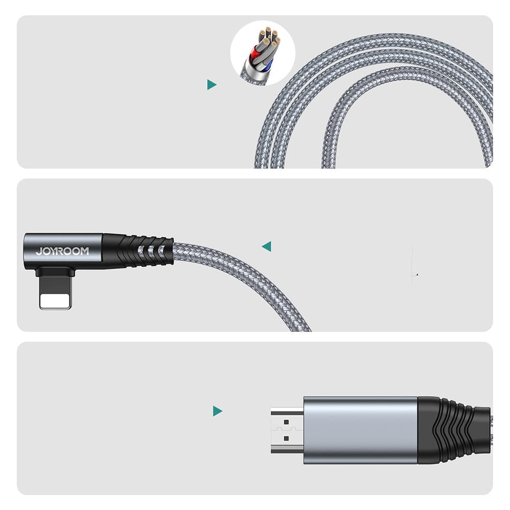 Joyroom SY-35L1 Lightning to HDMI 4K mirroring cable 3m