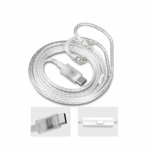 KZ Type C OFC Silver Plated Earphone Cable with Mic