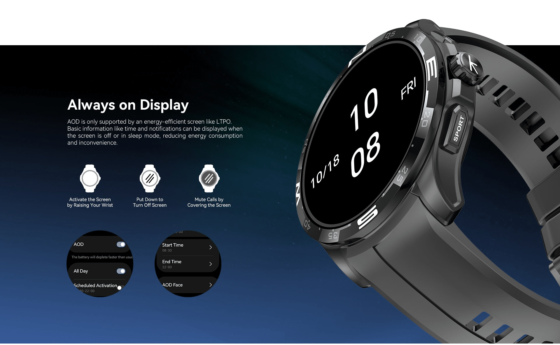 Kieslect Actor AMOLED Calling Smart Watch with GPS 22