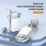 LDNIO PQ30 30000mAh Power Bank Built-in Charging Cable - Image 2