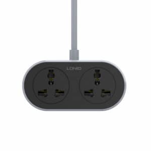 LDNIO SC2018 2 AC Outlet Universal Extension Power Socket