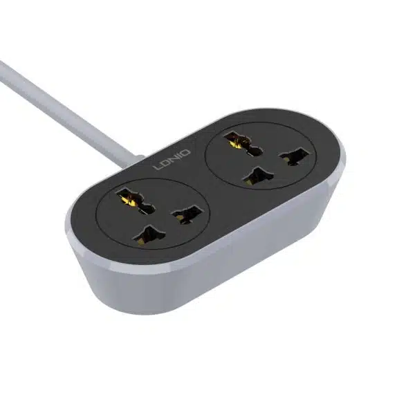 LDNIO SC2018 2 AC Outlet Universal Extension Power Socket - Image 2