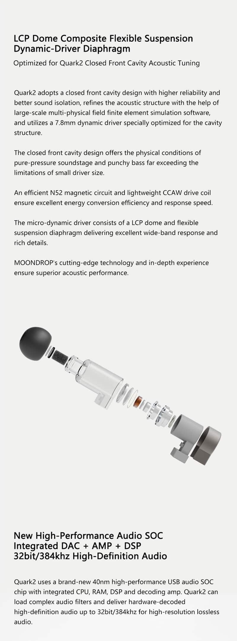 MOONDROP QUARK 2 DSP In Ear Monitor USB C 6