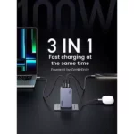 UGREEN Nexode Pro X757 3-Port 100W GaN Fast Charger Set