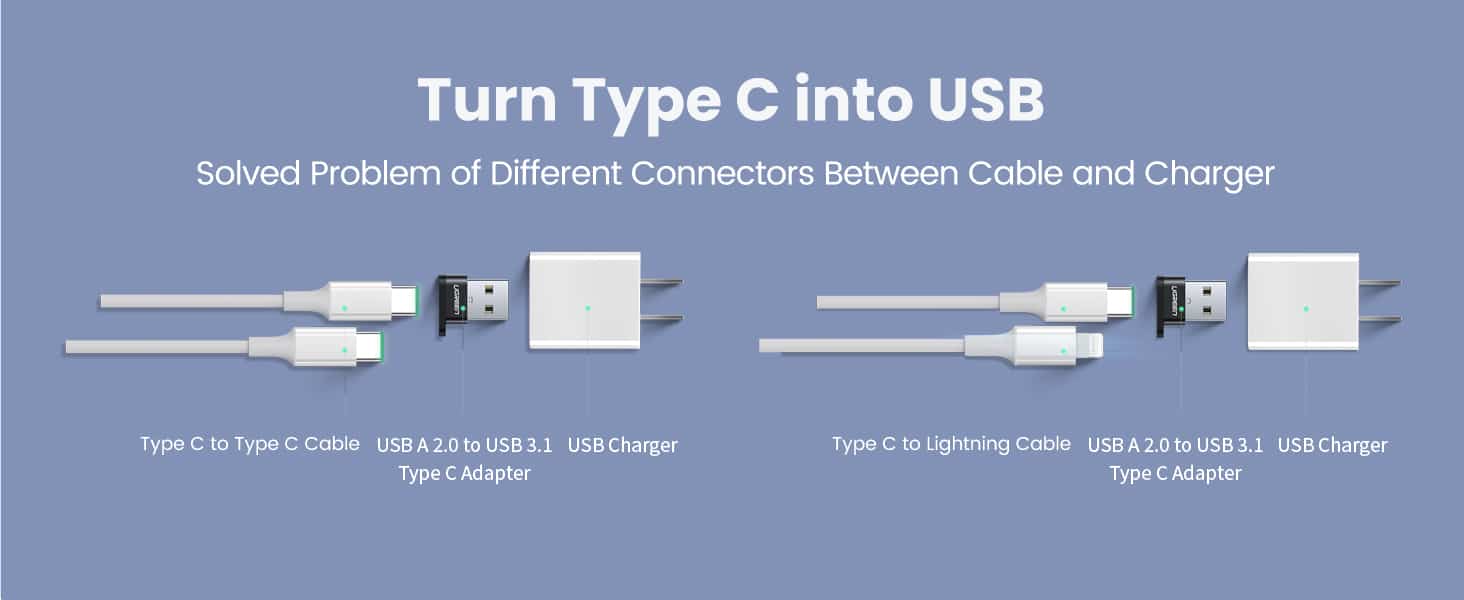 UGREEN US280 USB A Male to USB C Female Adapter 50568 6