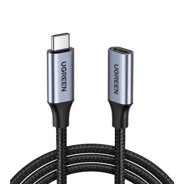 UGREEN US372 USB-C Male to Female Gen2 5A Braided Cable (80810)