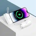 WiWU Wi-W026 2 in 1 Capsule 5000mAh USB-C Power Bank with Apple Watch Charger - Image 4