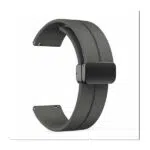 22mm Silicone Strap with Folding Magnetic D-Buckle Lock