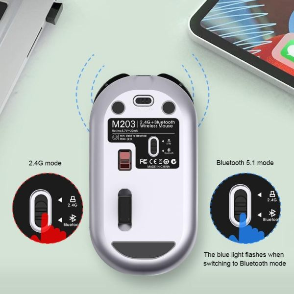 COTEetCI Universal Dual Mode Bluetooth Mouse