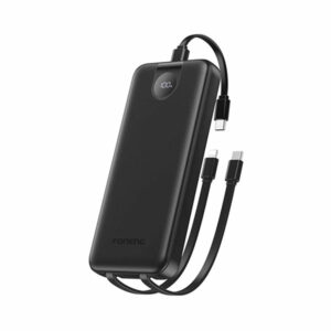 Foneng PX107 20000mAh 22.5W Power Bank with Built-In 3 Cables