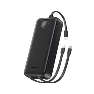 Foneng PX107 20000mAh 22.5W Power Bank with Built-In 3 Cables