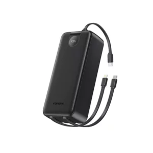 Foneng PX108 30000mAh 22.5W Power Bank with Built-In 3 Cables
