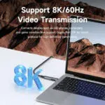 Hagibis 240W 40Gbps 8K@60Hz LED Display USB-C Adapter USB4 Connector for Thunderbolt 4/3 (TUA04) - Image 5