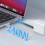 Hagibis 240W 8K@60Hz USB-C to USB-C Short Cable 40Gbps USB4 -13cm - Image 3
