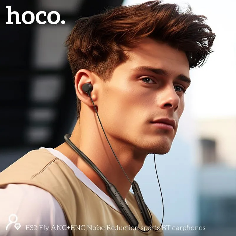 Hoco ES2 Fly ANC+ENC Noise Reduction Sports Bluetooth Earphones