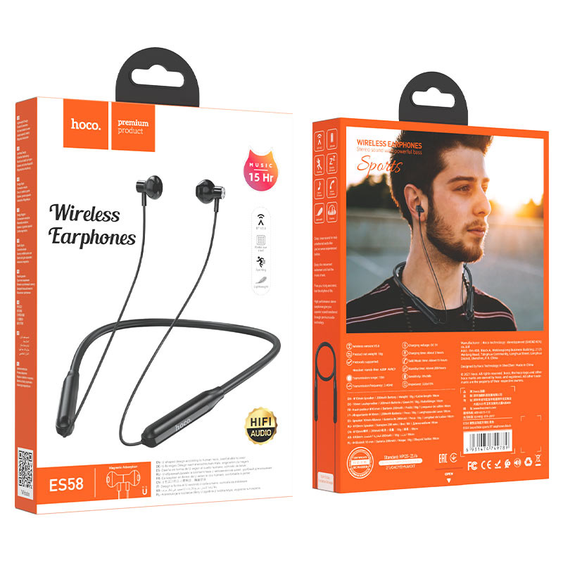 Hoco ES58 Neckband Wireless Headphones