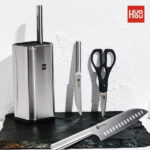 Huohou 5in1 Stainless Steel Kitchen Knife Set