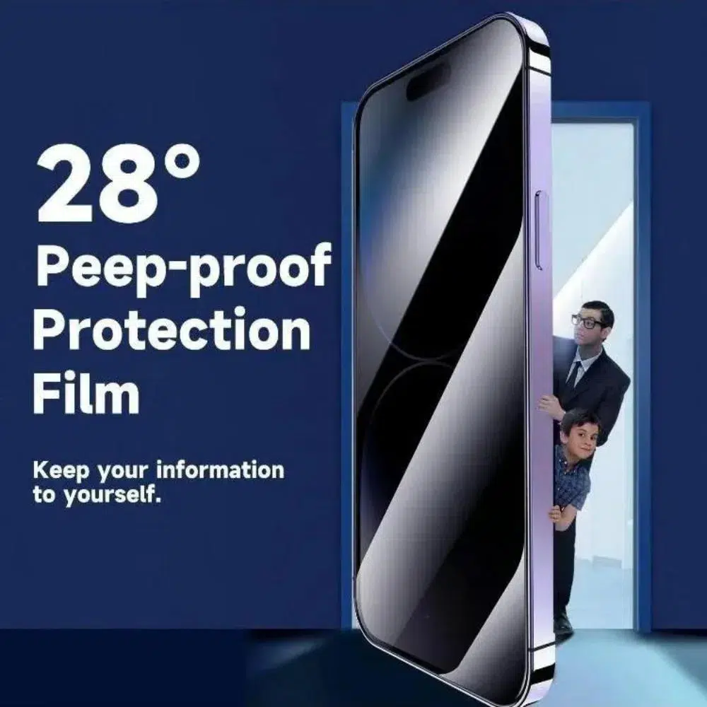 Mohave iPhone 16 / 16 Pro / 16 Pro Max EZ-FIT Powerful Privacy Screen Protector (2 Pack)