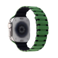 Two Colour Silicone Magnetic Strap for 42/44/45/49mm Watch