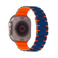 Two Colour Silicone Magnetic Strap for 42/44/45/49mm Watch