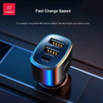 Xundd 45W 1 USB C 2 USB Smart Car Fast Charger 2