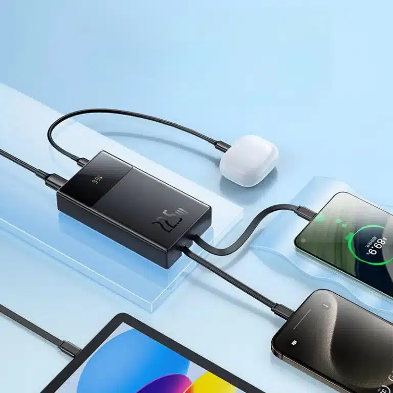 Baseus 22.5W 20000mAh Fast Charging Power Bank with Built in Cable (PPXD2-20)