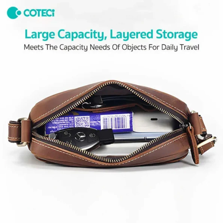 COTECi Luxury Series Genuine Leather Crossbody Bag OT 021 6