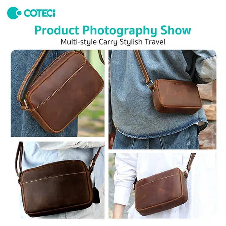COTECi Luxury Series Genuine Leather Crossbody Bag (OT-021)