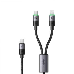 Mcdodo CA-670 2 in 1 USB C & Lightning 100W 5A Charging 1.5m