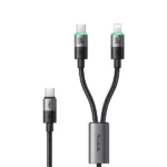 Mcdodo CA-670 2-in-1 USB C & Lightning 100W 5A Charging Cable