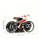 MidClock HY F117 Unique Bicycle Inspired Flip Clock 4