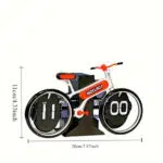 MidClock HY-F117 Unique Bicycle-Inspired Flip Clock - Image 5