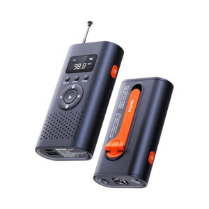 NexTool 6 In 1 Emergency Radio Hand Crank AM FM Outdoor Portable Weather Radio with 4500mAh Power Bank