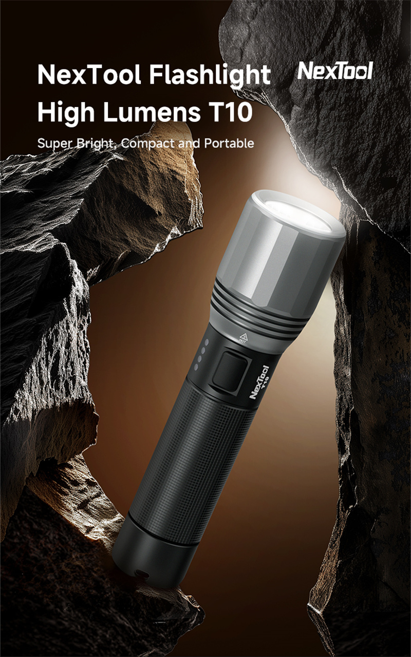 NexTool T10 2000Lumens 7 Modes High Power LED Flashlight 2