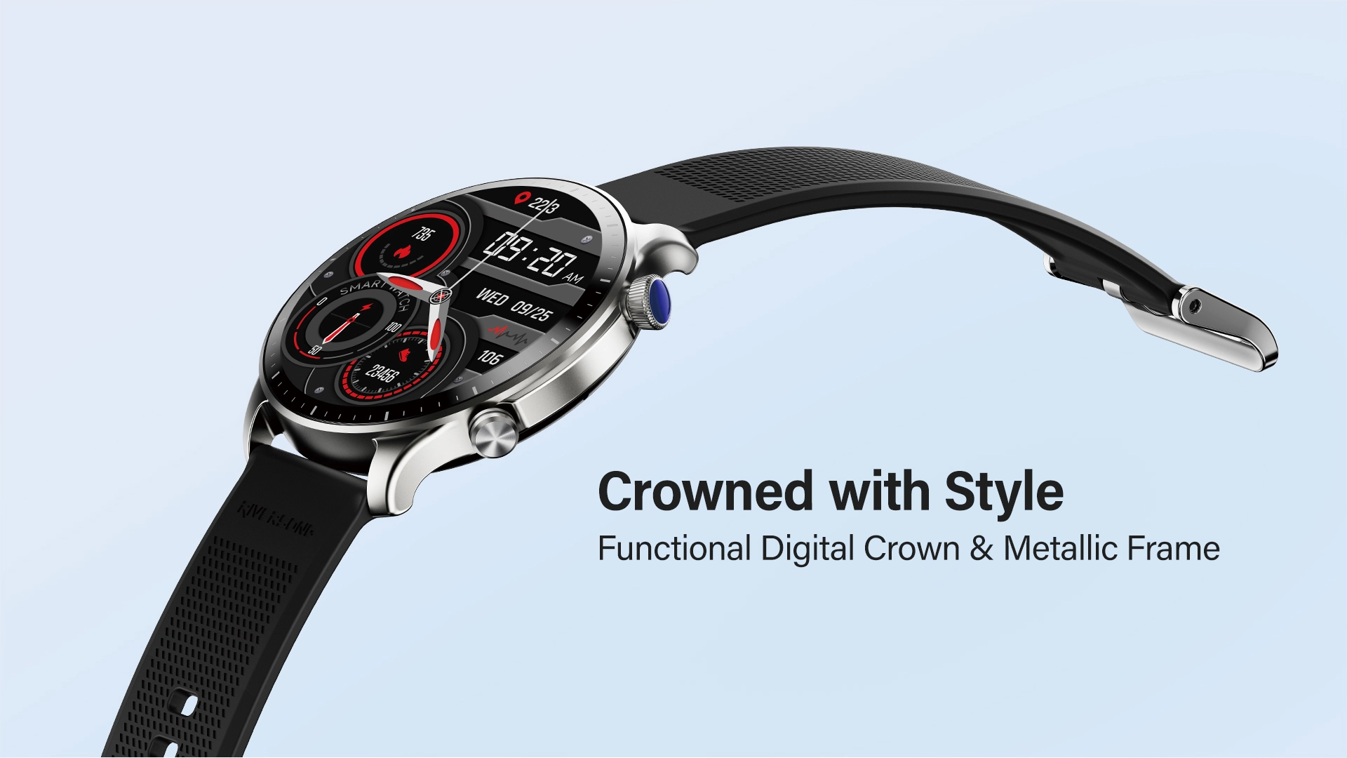 Riversong Motive 9 Pro AMOLED Calling Smart Watch 7