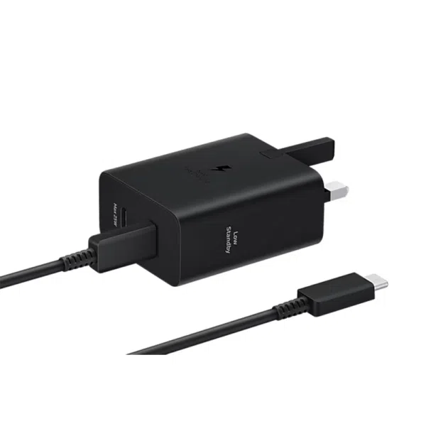 Samsung 50W Duo Power Adapter with USB-C 5A Cable UK Plug - Image 4