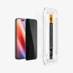 Spigen iPhone 16 Pro / 16 Pro Max GLAS.tR EZ Fit Privacy Screen Protector (2 Pack) - Image 2