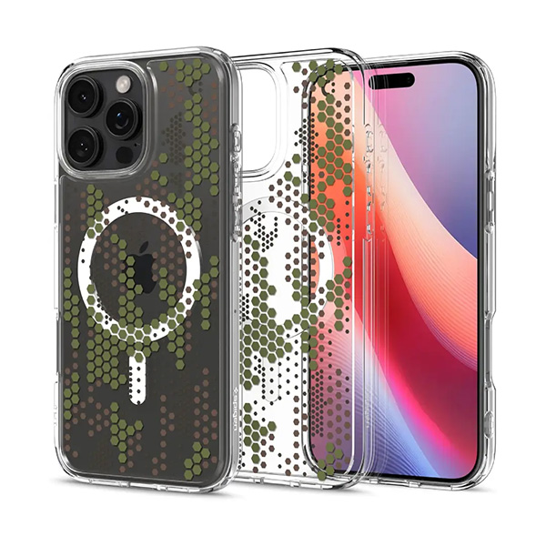 Spigen iPhone 16 Pro Max Ultra Hybrid MagFit Digital Camo Case