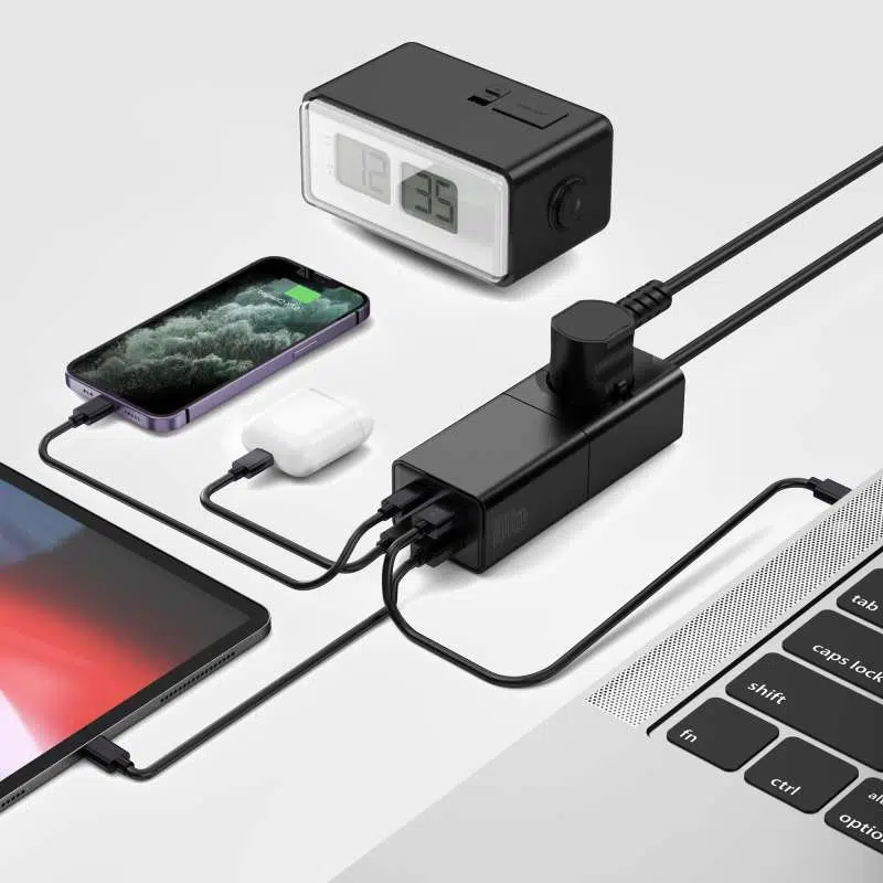 WiWU Wi-S003 100W Gallium Nitride Desktop Charging Station (2C+2U)