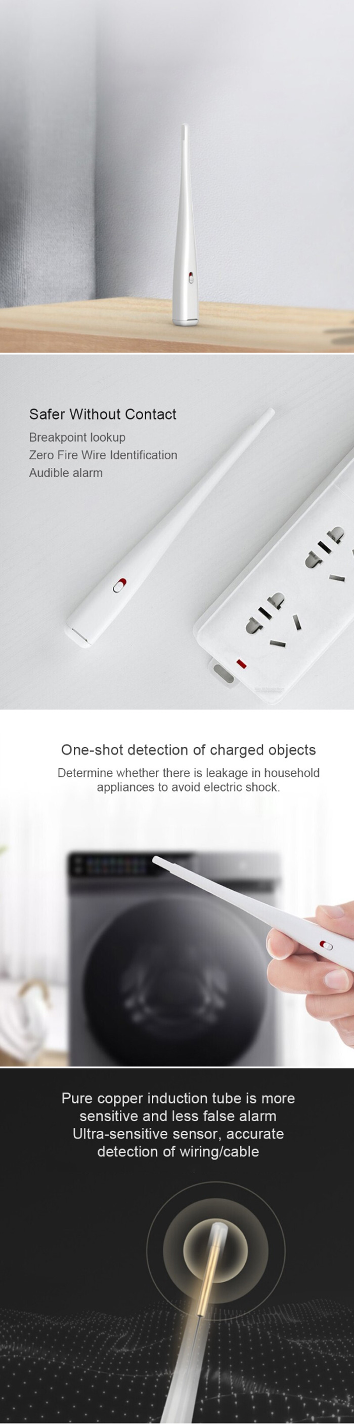 Xiaomi DUKA EM1 Non-Contact Smart Test Pen Electrical Leakage Detector