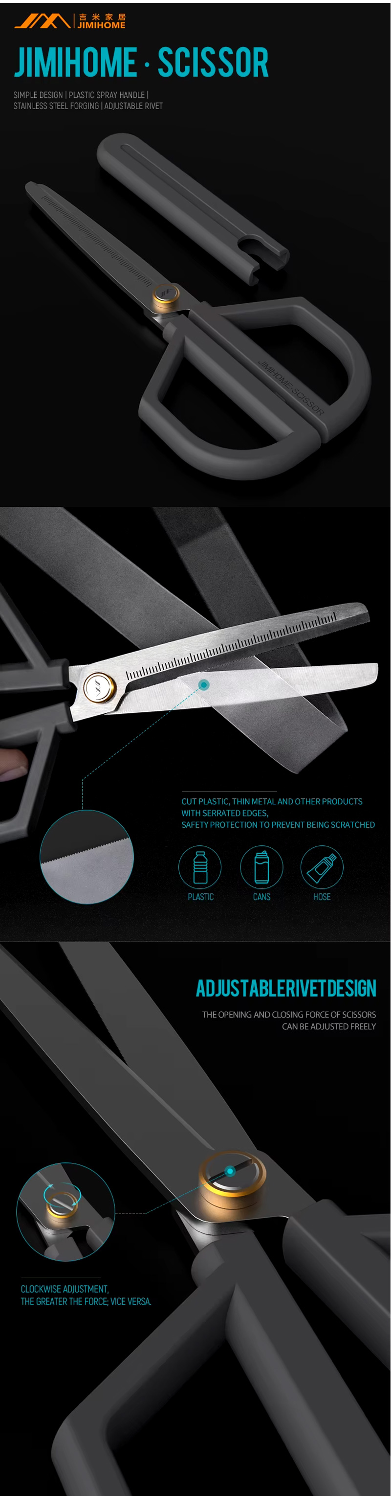 Xiaomi Jimihome Utility Knife Paper Blade and Scissors Combo Set