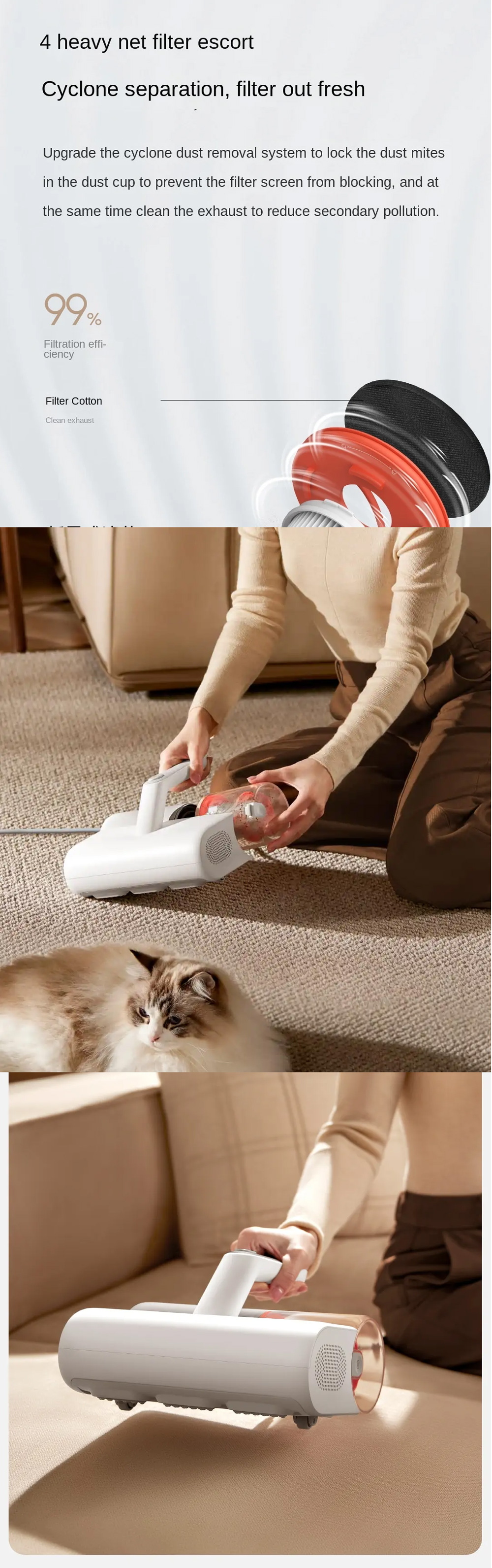 Xiaomi Mijia Dust Mite Remover 2 UV Irradiation Vacuum Cleaner