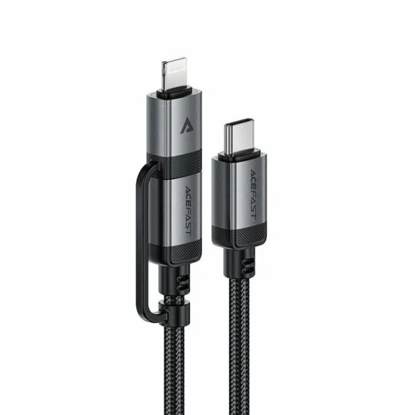 ACEFAST C20-01 USB-C to Lightning / USB-C Charging Data Cable - Image 2