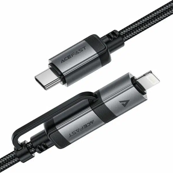 ACEFAST C20-01 USB-C to Lightning / USB-C Charging Data Cable - Image 3
