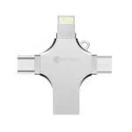 COTECi 4-in-1 Zinc Alloy iUSB USB Flash Drive