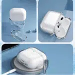 COTECi Soft Shell Scratch Resistant Crystal Case for AirPods 4 (MS-018)