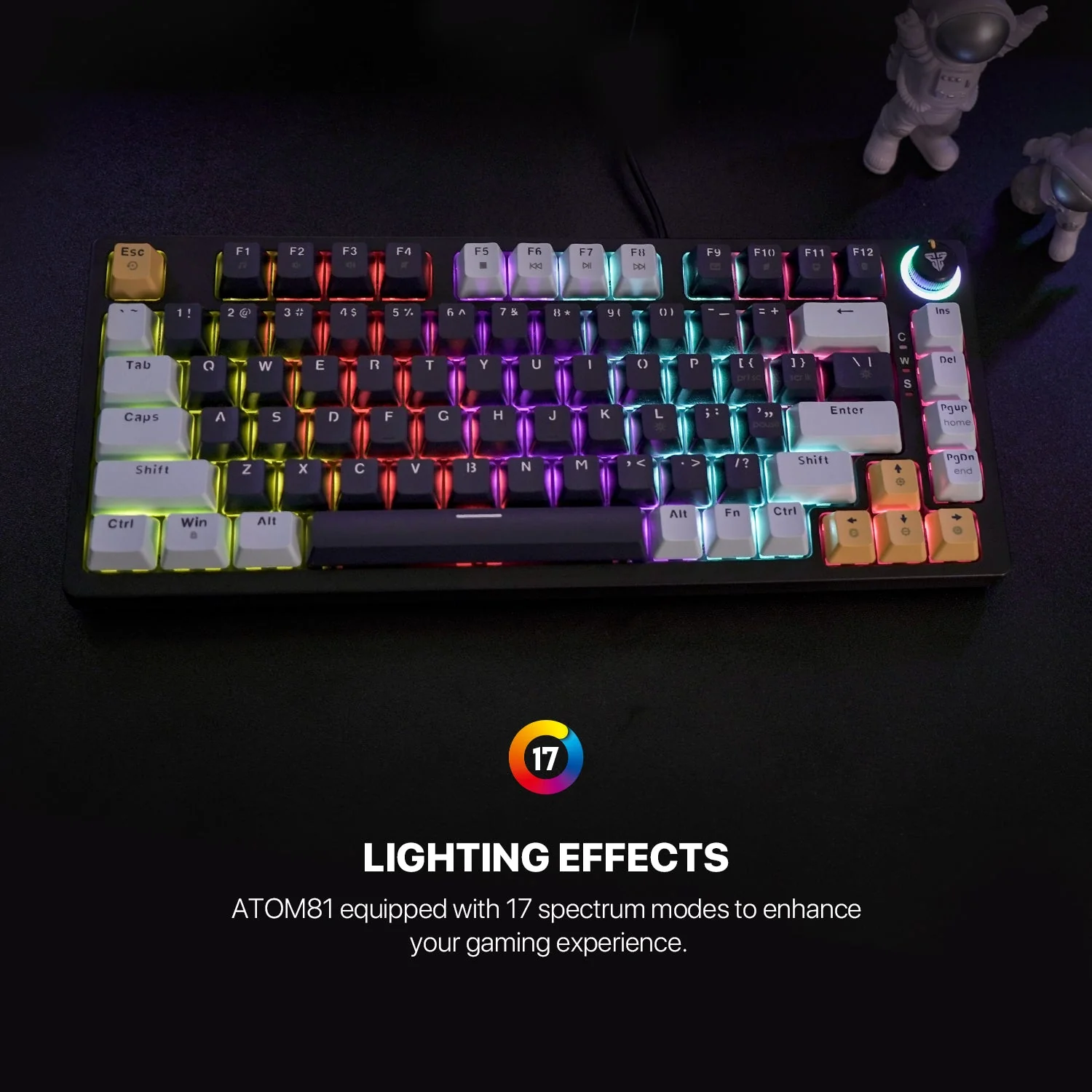 Fantech MK875V2 ATOM 81 RGB Mechanical Gaming Keyboard 10