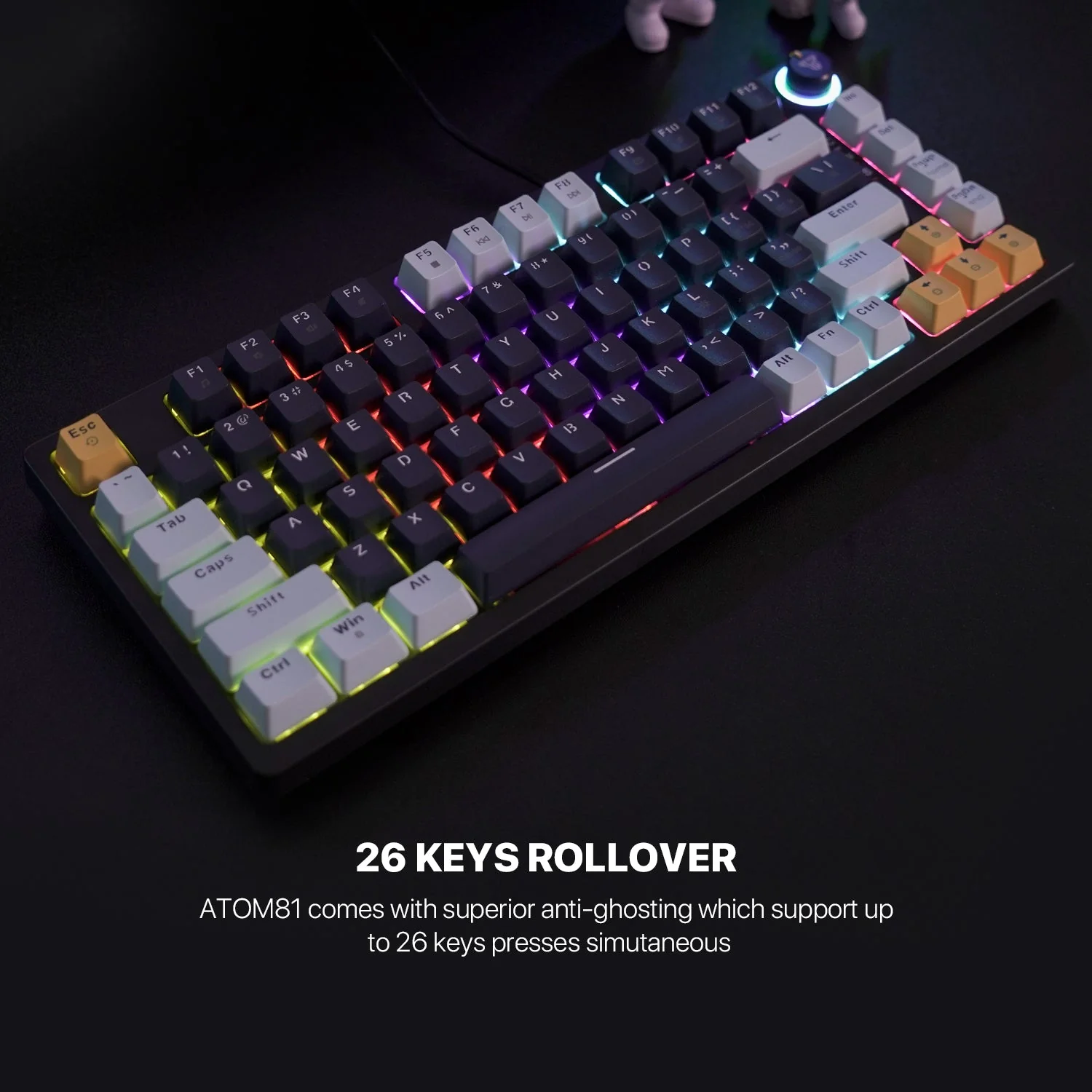 Fantech MK875V2 ATOM 81 RGB Mechanical Gaming Keyboard 5