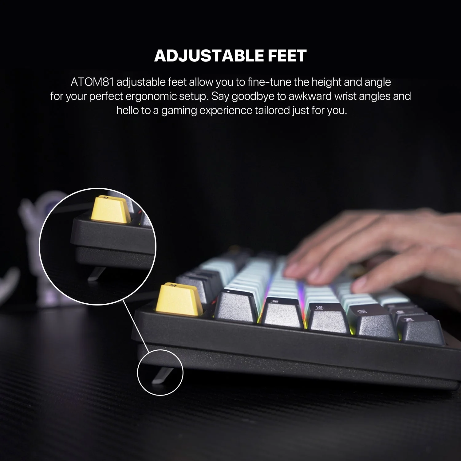 Fantech MK875V2 ATOM 81 RGB Mechanical Gaming Keyboard 6